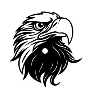 Shadow lamp sketch panel - Eagle design