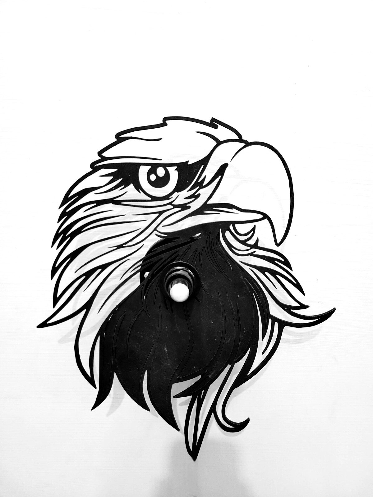 Eagle Lamp - 3D wall shadow lamp view 3