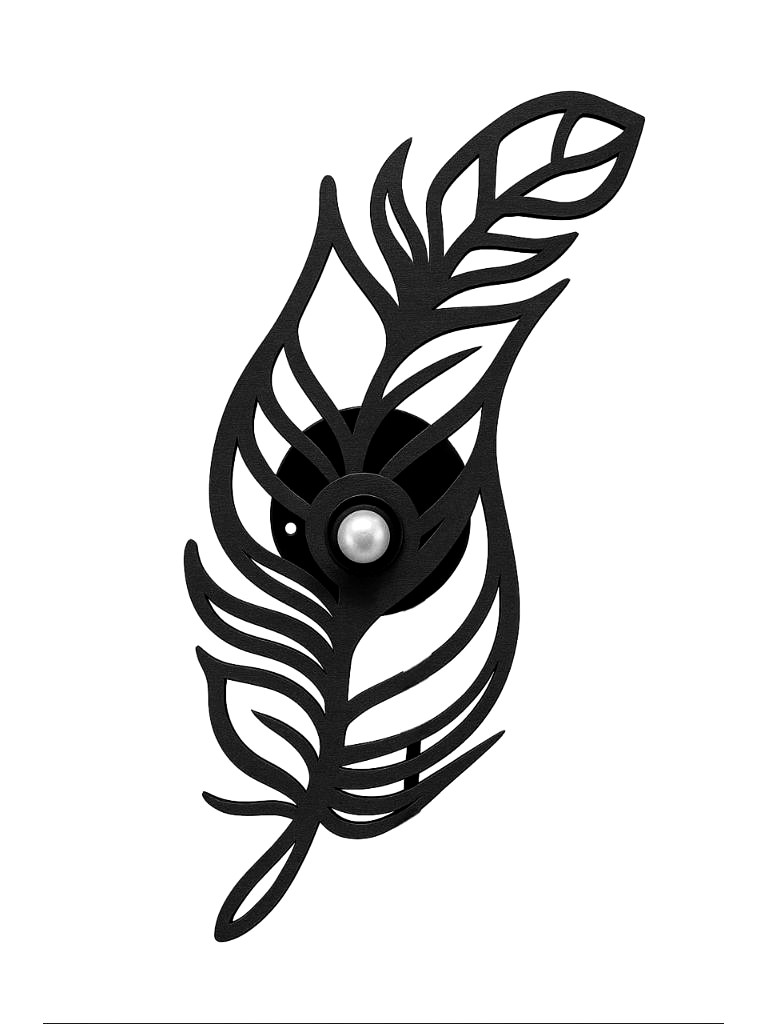 Shadow lamp sketch panel - Flower design