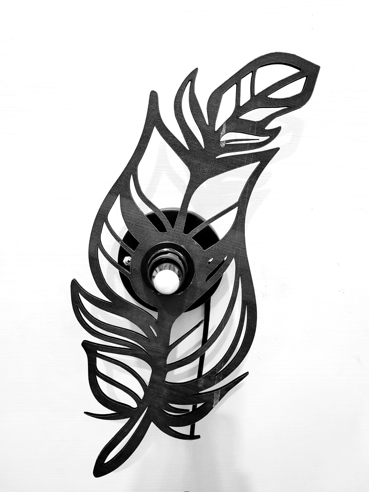 Flower Lamp - 3D wall shadow lamp view 3