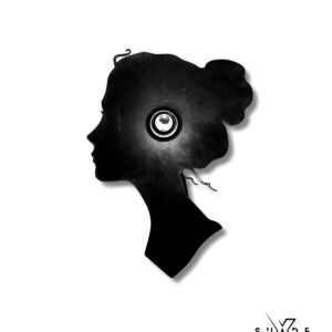 Shadow lamp sketch panel - Girl design